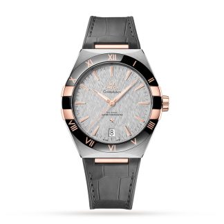 replika Omega Constellation Co Axial Master Chronometer 41mm herreur grå O13123412106001