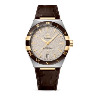 replika Omega Constellation Co Axial Master Chronometer 41mm herreur grå O13123412106002