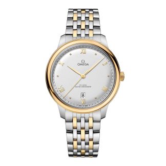 replika Omega De Ville Prestige 40 mm herreur sølv O43420402002002