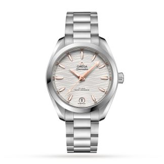 replika Omega Seamaster Aqua Terra Co Axial Master Chronometer 34 mm dameur O22010342002001