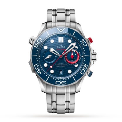 replika Omega Seamaster Diver Co Axial Master Chronometer Chronograph 44mm herreur O21030445103002