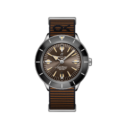 kopi breitling Superocean Heritage '57 Outerknown Rustfrit stål Brun A103703A1Q1W1