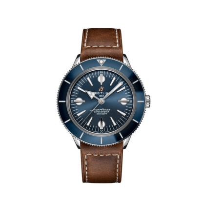 kopi breitling Superocean Heritage '57 Rustfrit stål Blå A10370161C1X1